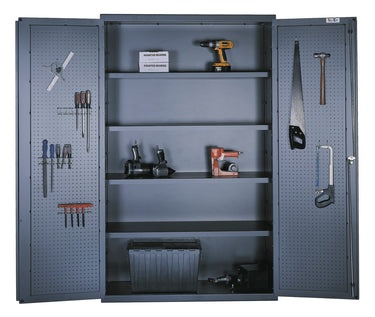 Vari-Tuff Multi-Use Utility Cabinet, 4 internal shelves and punch hole inserts